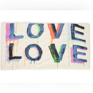 Kerri Rosenthal Love On Repeat Printed Blanket